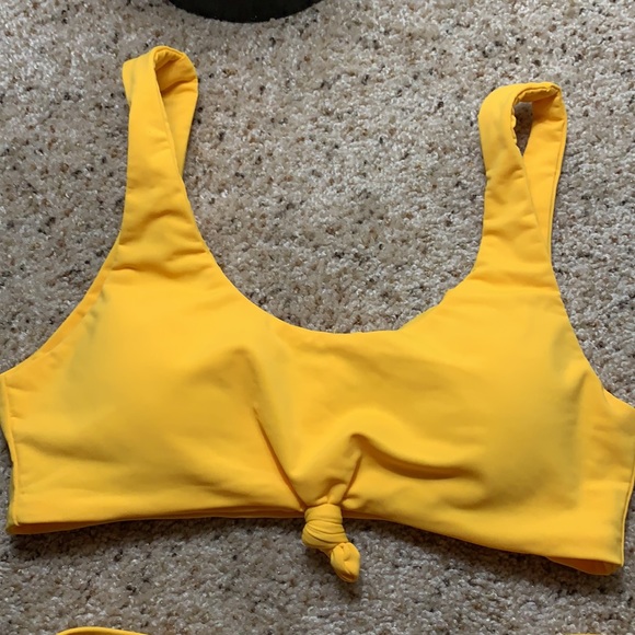 NWT ZAFUL Yellow Bikini- Size Small - Picture 4 of 6